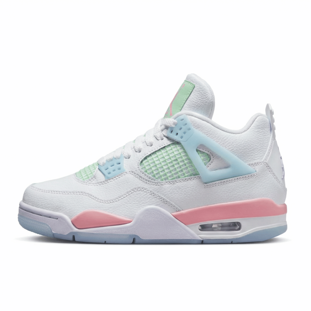 Air Jordan 4 Retro (GS) "Valentine's Day" White/Medium Soft Pink