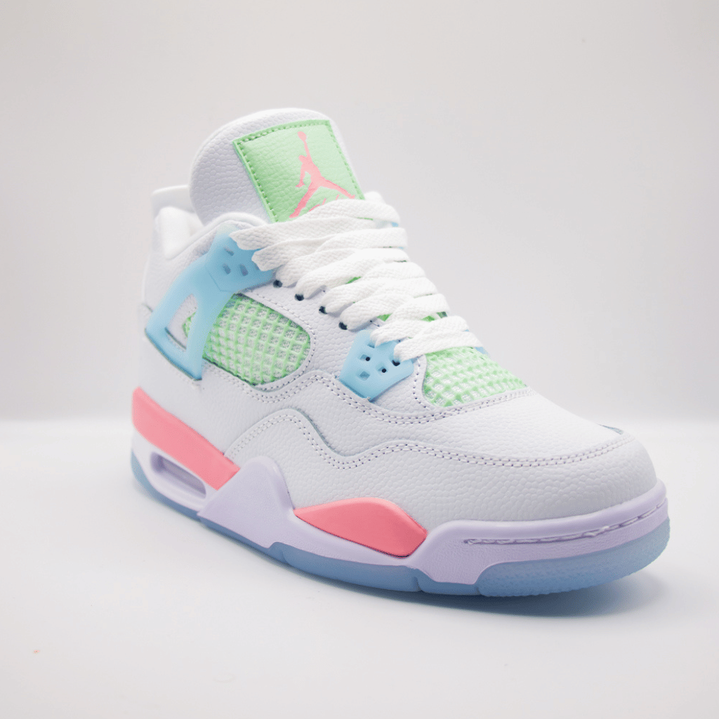 Air Jordan 4 Retro (GS) "Valentine's Day" White/Medium Soft Pink