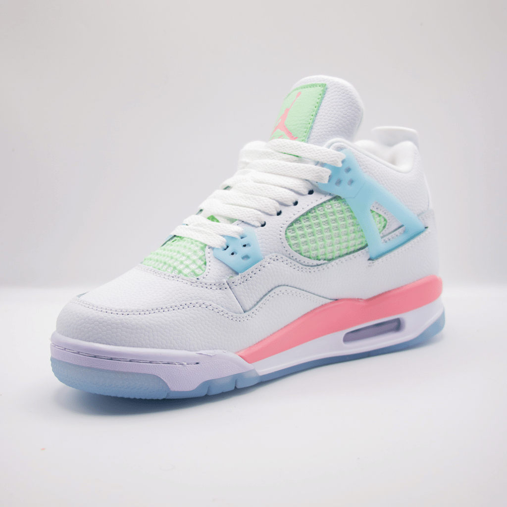 Air Jordan 4 Retro (GS) "Valentine's Day" White/Medium Soft Pink