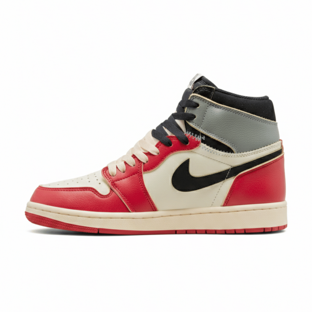 Air Jordan 1 x Union Varsity Red and Shadow Grey