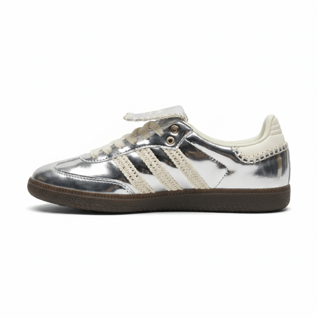 Adidas Samba x Wales Bonner "Silver Metallic"