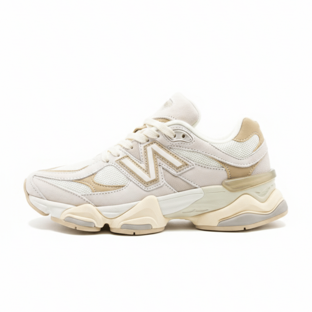 New Balance 9060 en blanco sal y marrón