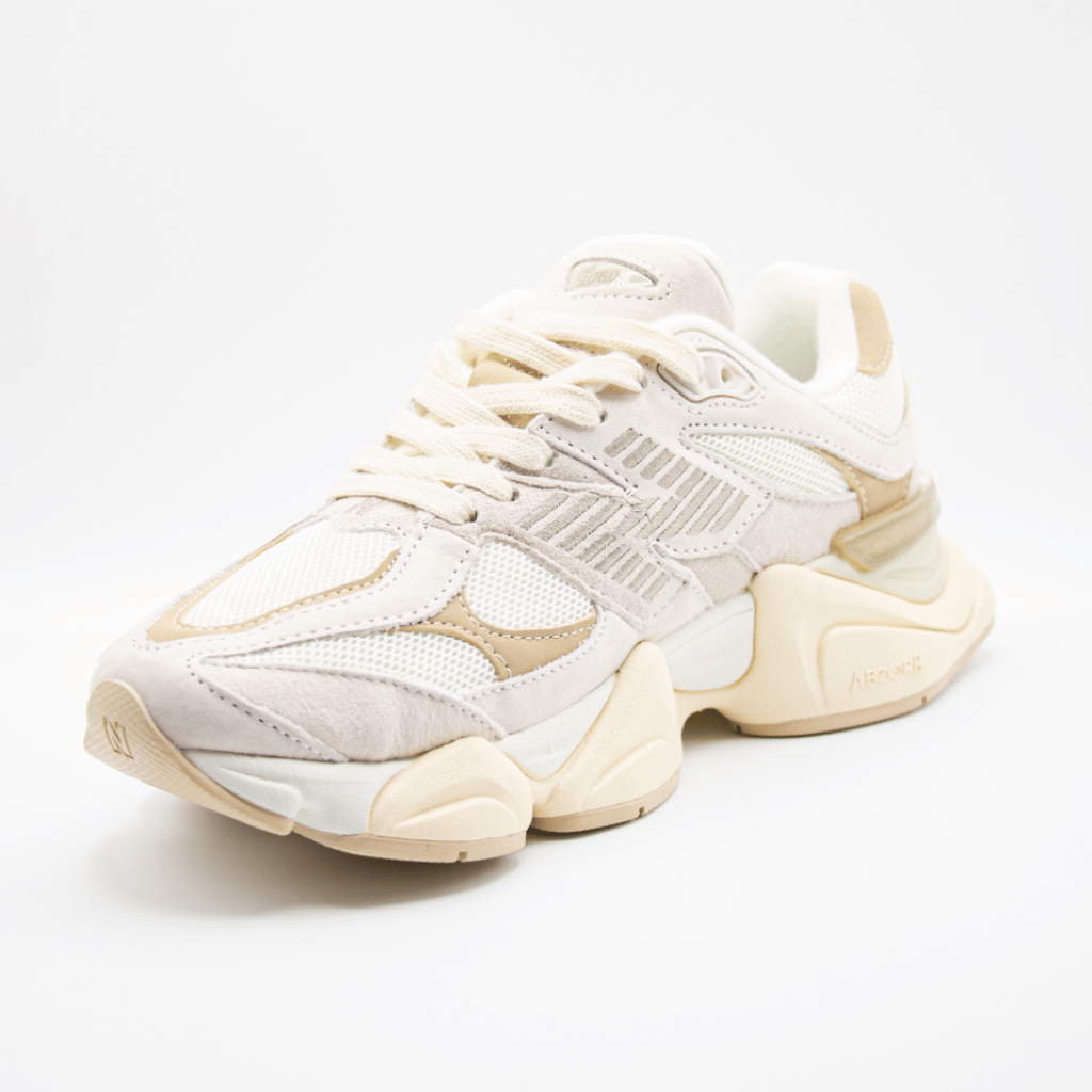 New Balance 9060 en blanco sal y marrón