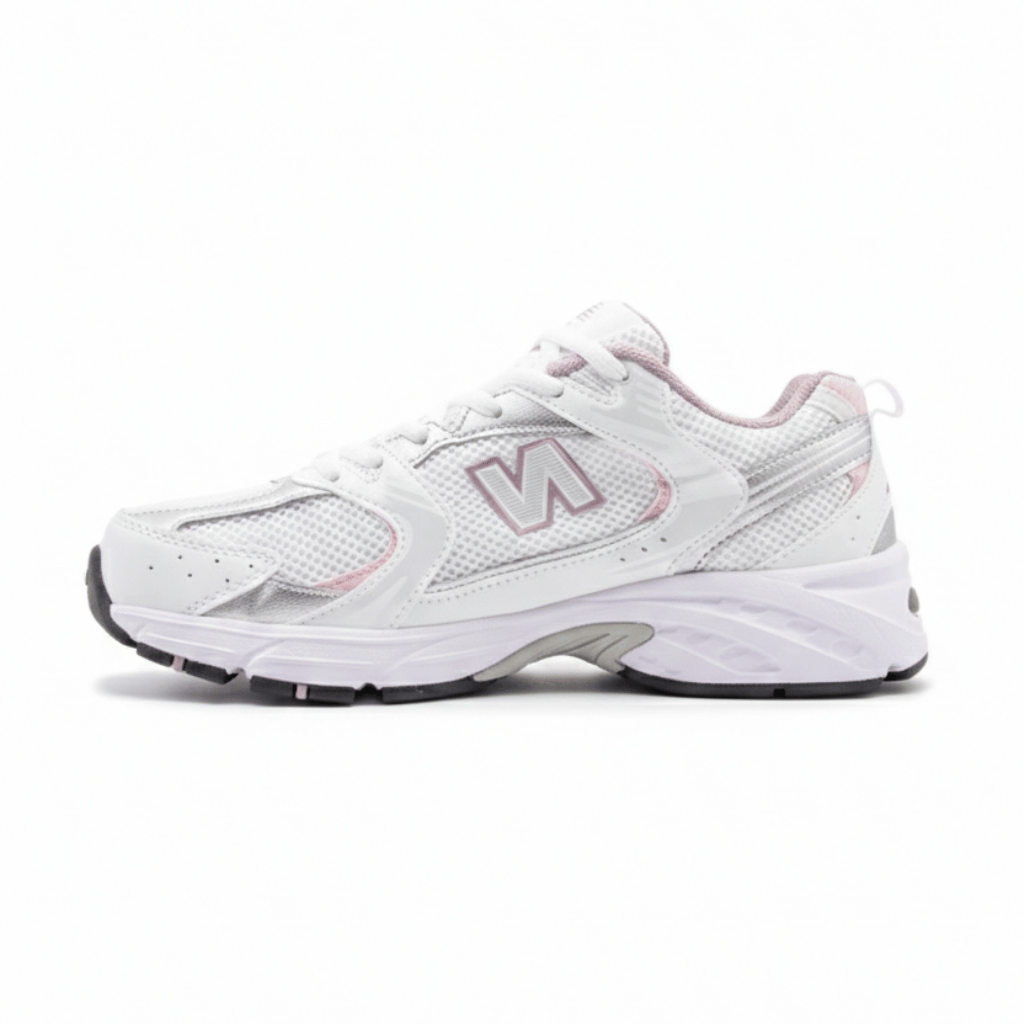 New Balance 530 "White/Silver Metalic/Ice Wine/Mid Century Pin"