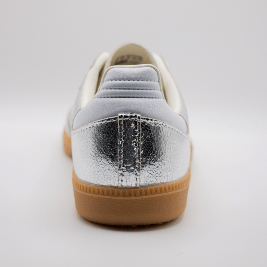 Samba OG "Silver Metallic Cracked Leather"