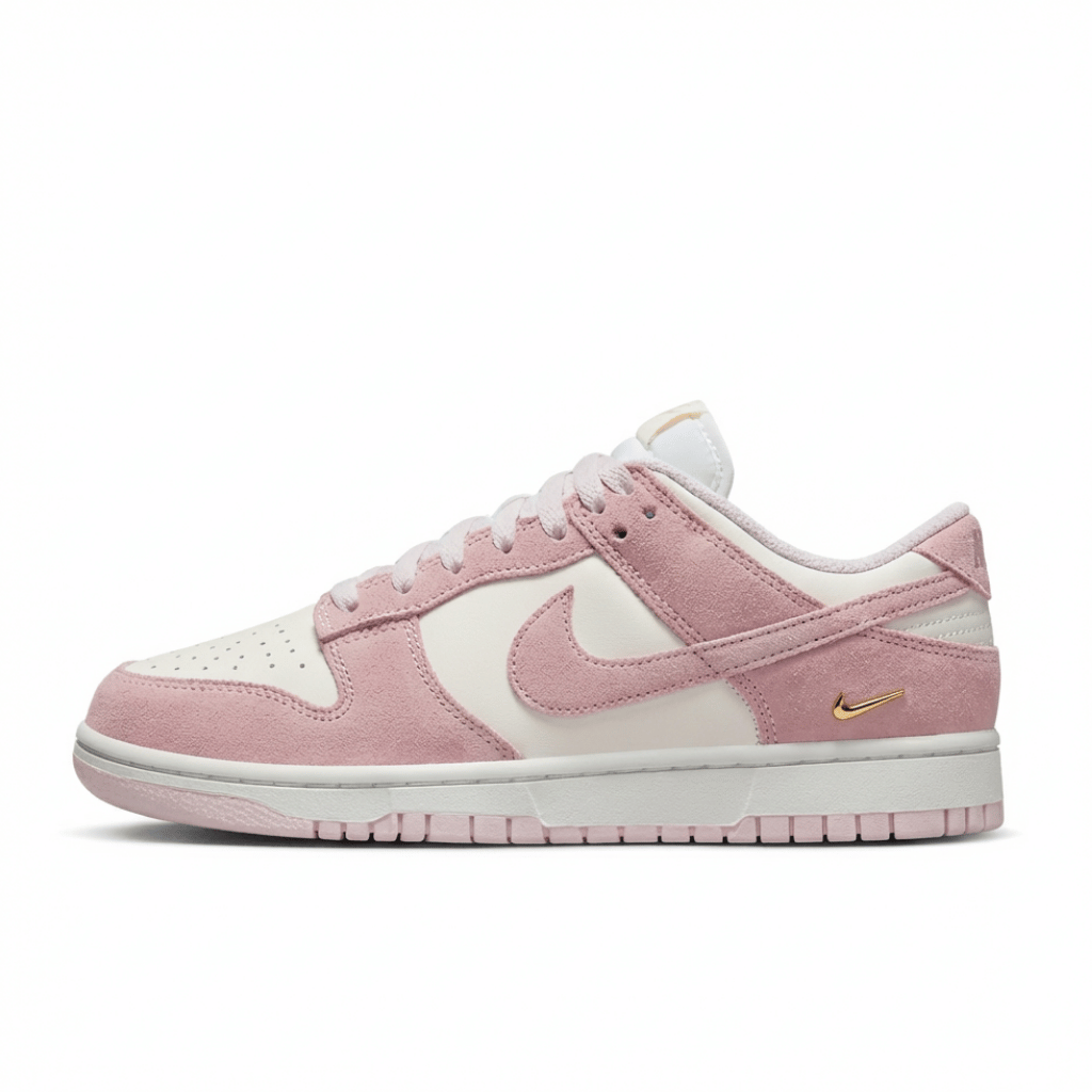 Nike Dunk Low Suede Sail/Pearl Pink