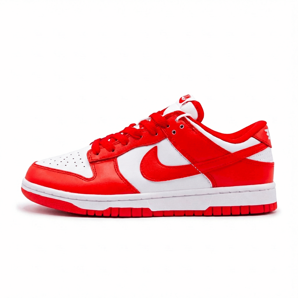 Nike Dunk Low Retro Blanco y Rojo