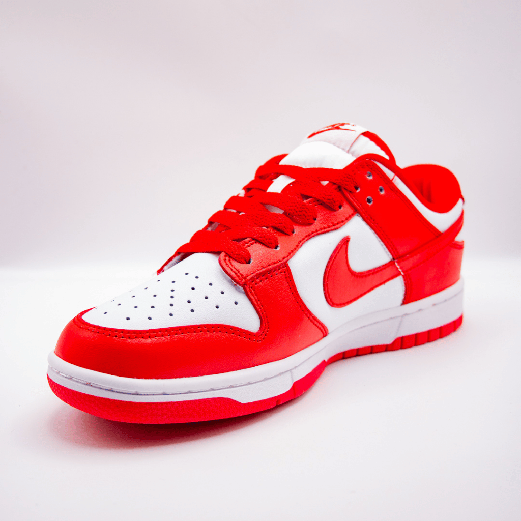 Nike Dunk Low Retro Blanco y Rojo
