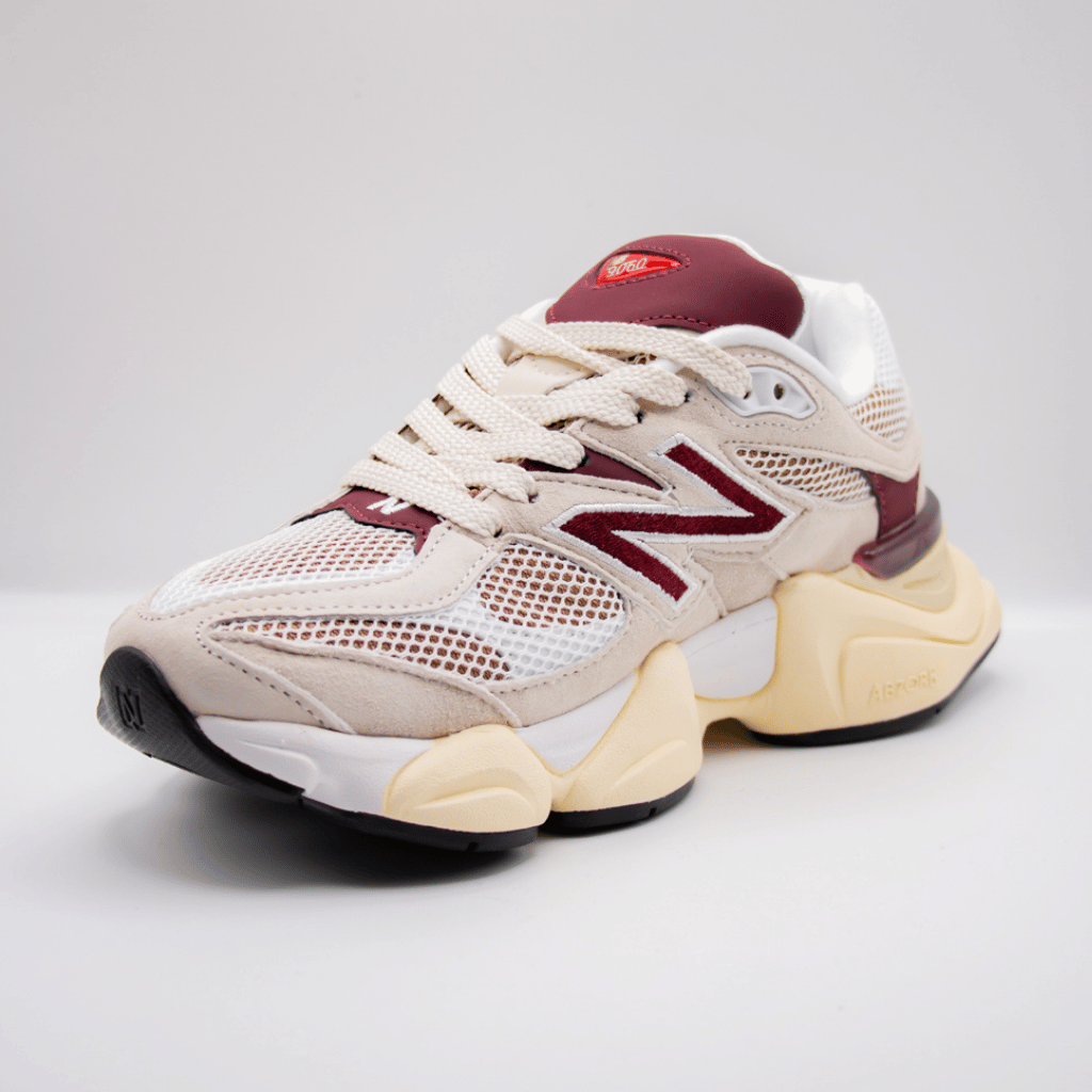 New Balance 9060 Linen & Burgundy