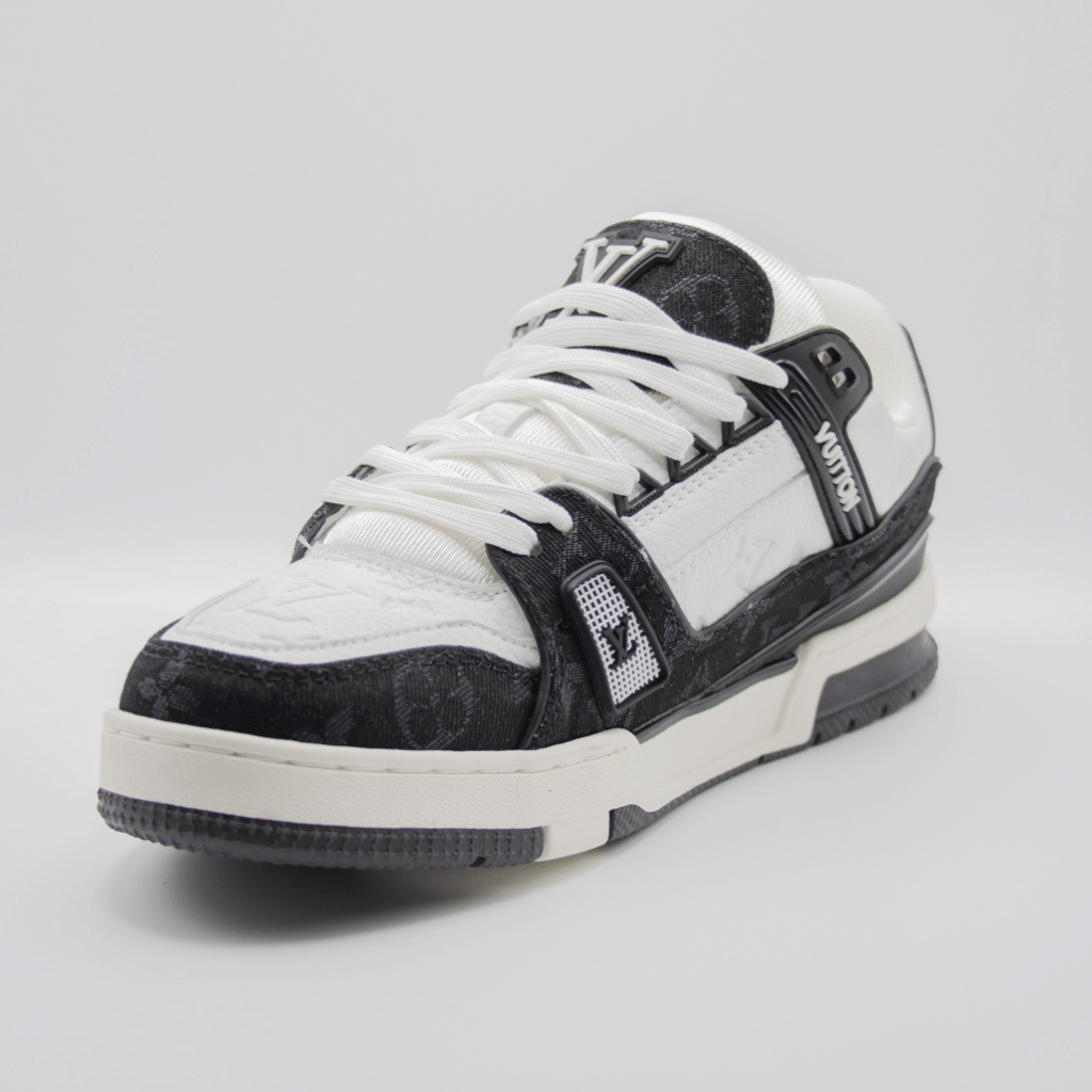 Louis Vuitton LV Trainer White Black White